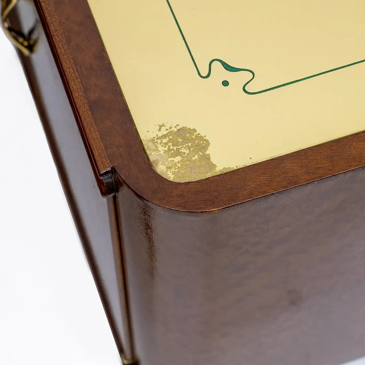 Coppia di comodini in noce e radice di Thuja, anni '50 6