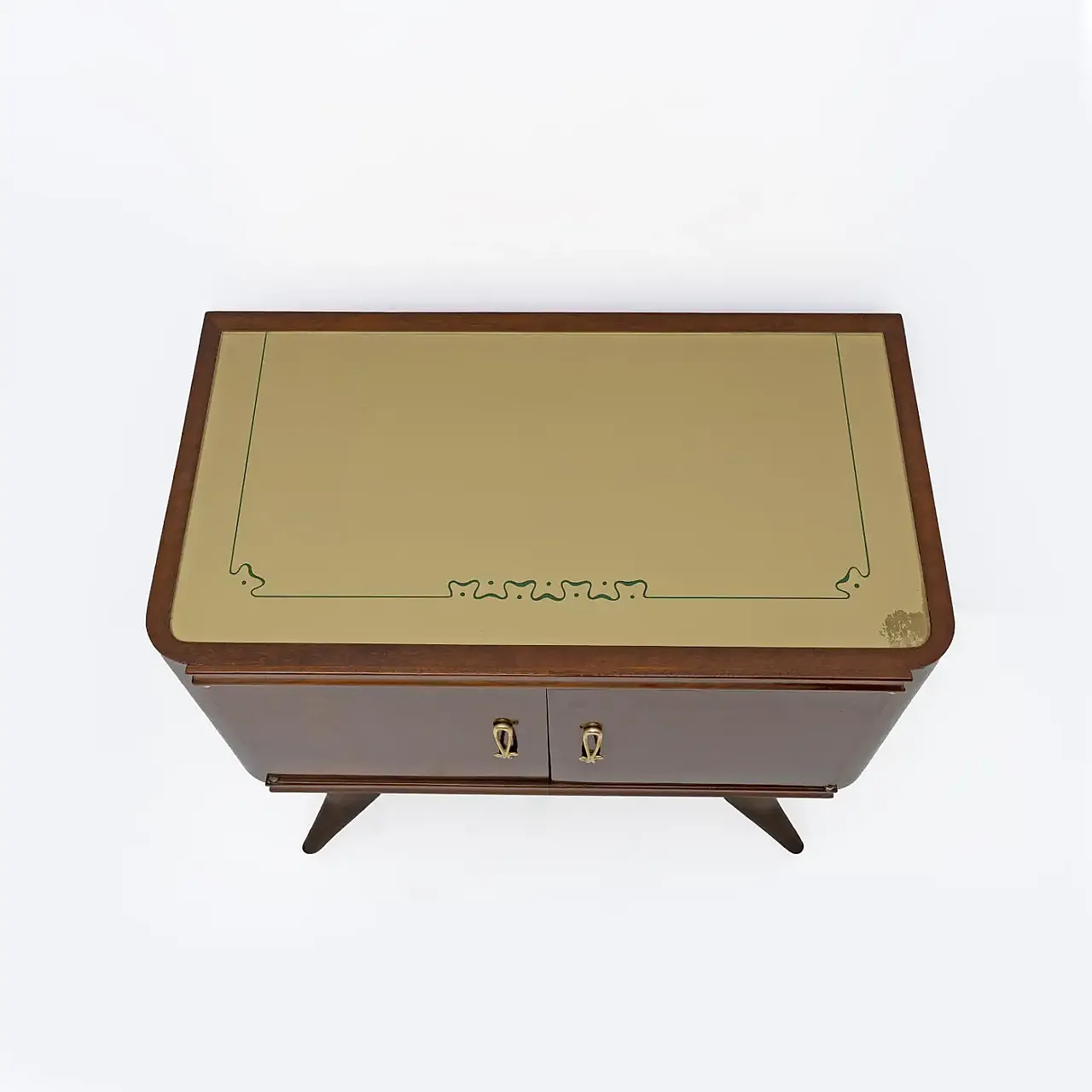 Coppia di comodini in noce e radice di Thuja, anni '50 7