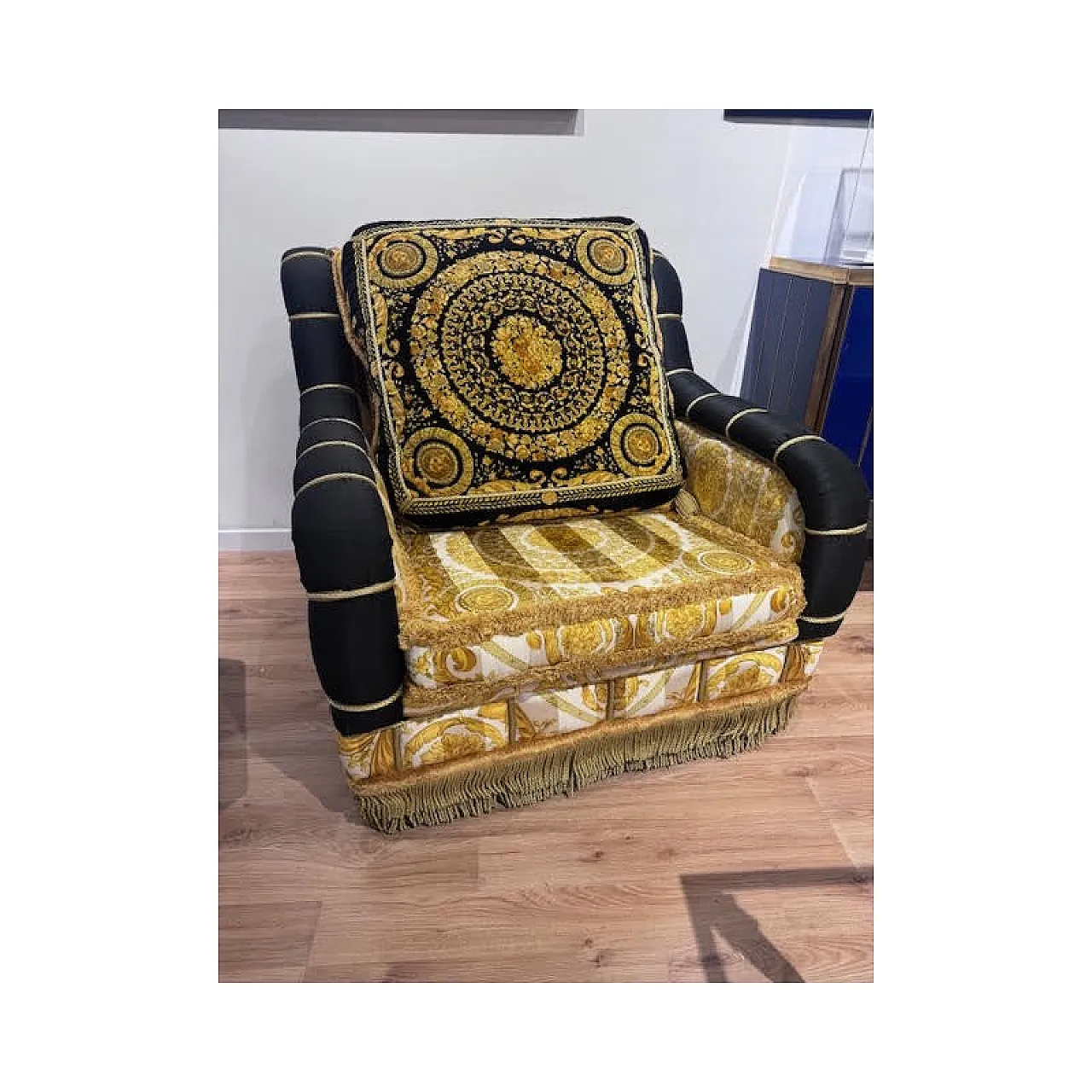 Coppia di poltrone da centro  Gianni Versace, anni '80 5