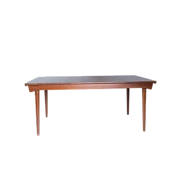 Tavolo da pranzo allungabile in legno attribuito a Finn Juhl, 1950