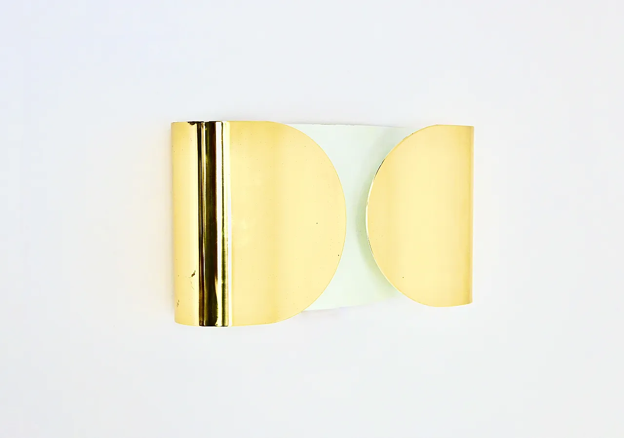 Lampada a parete Golden Foglio di Tobia e Afra Scarpa per Flos, anni '60 1