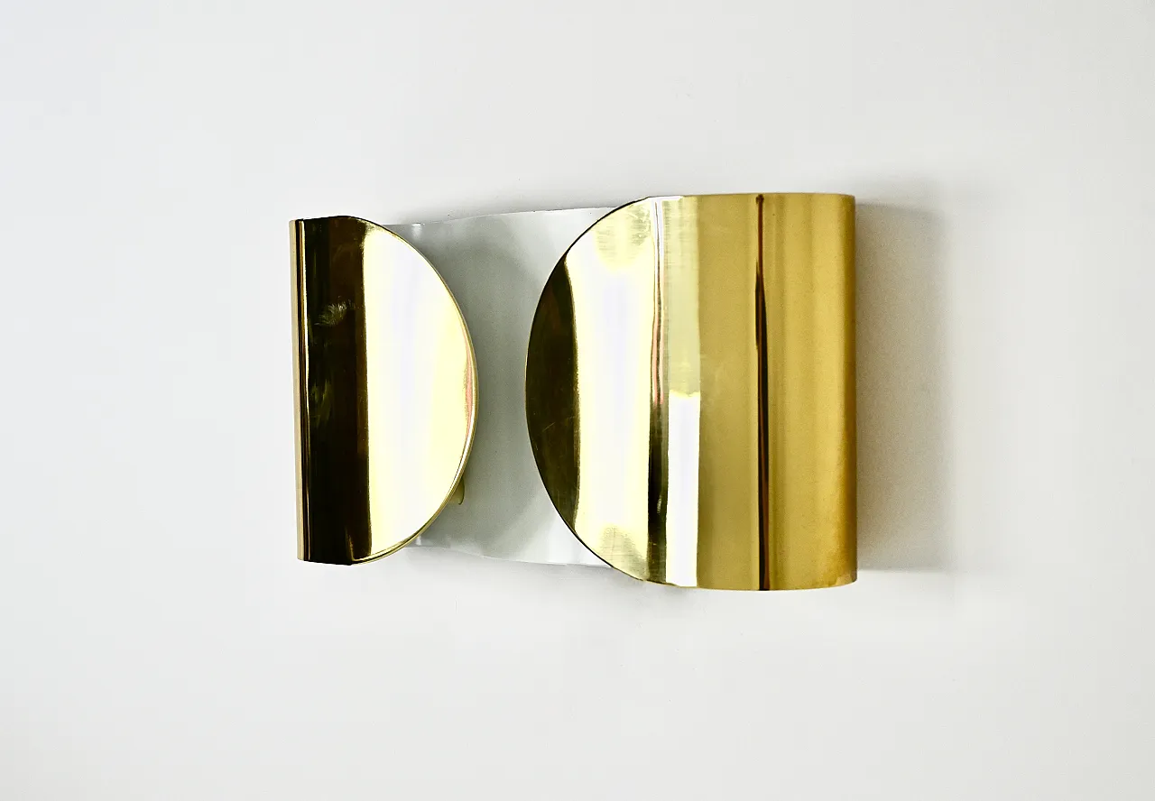 Lampada a parete Golden Foglio di Tobia e Afra Scarpa per Flos, anni '60 5