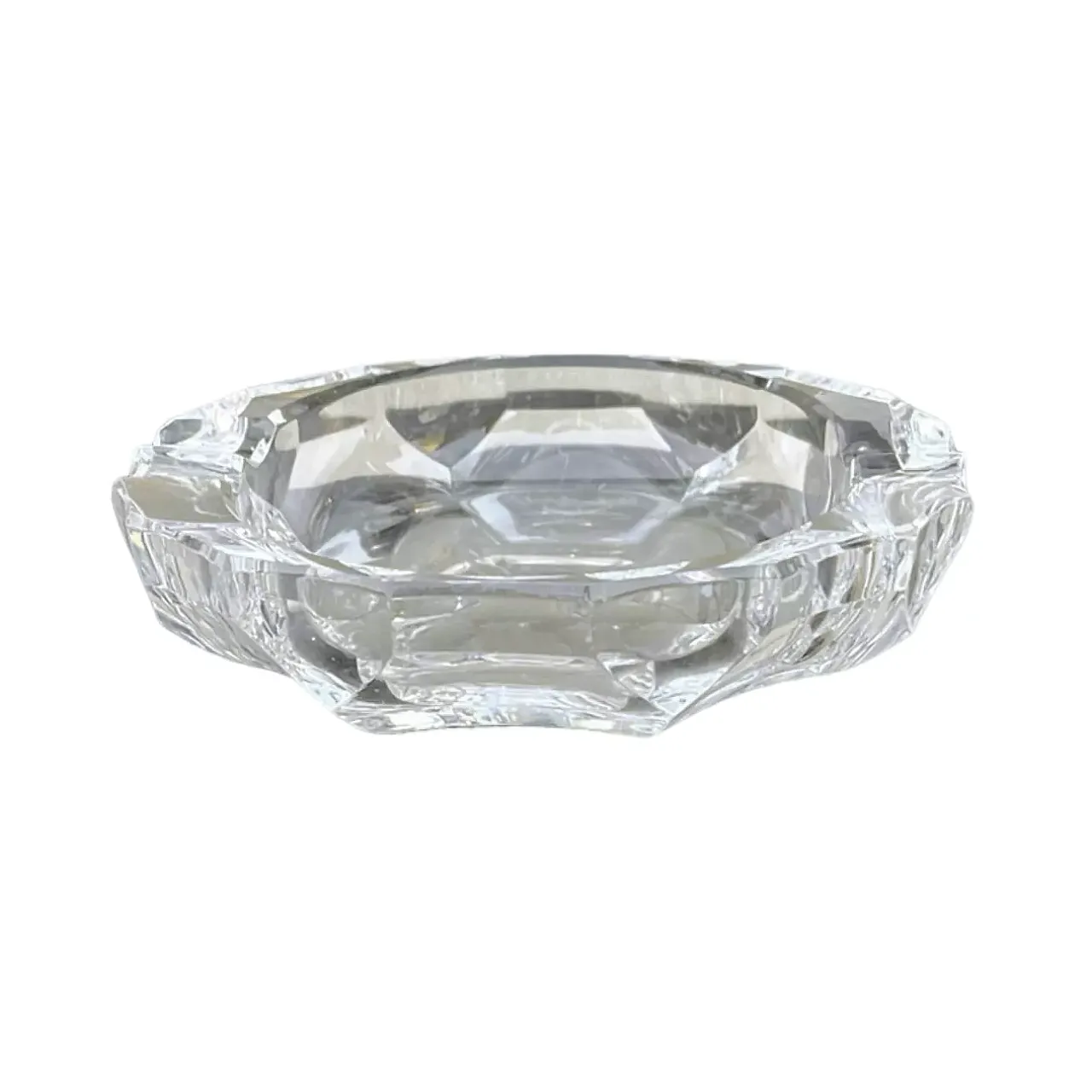 Jablonecke Sklarny crystal ashtray, 1970s 3