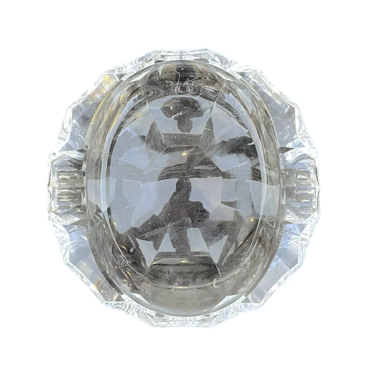 Jablonecke Sklarny crystal ashtray, 1970s 5