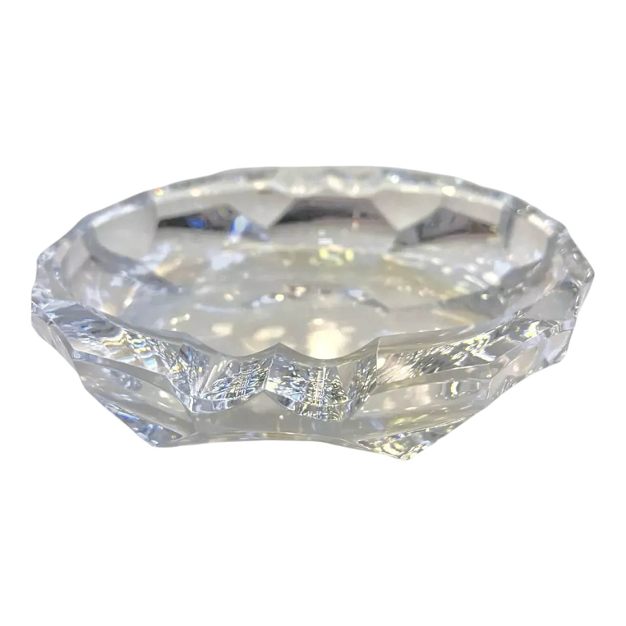 Jablonecke Sklarny crystal ashtray, 1970s 12