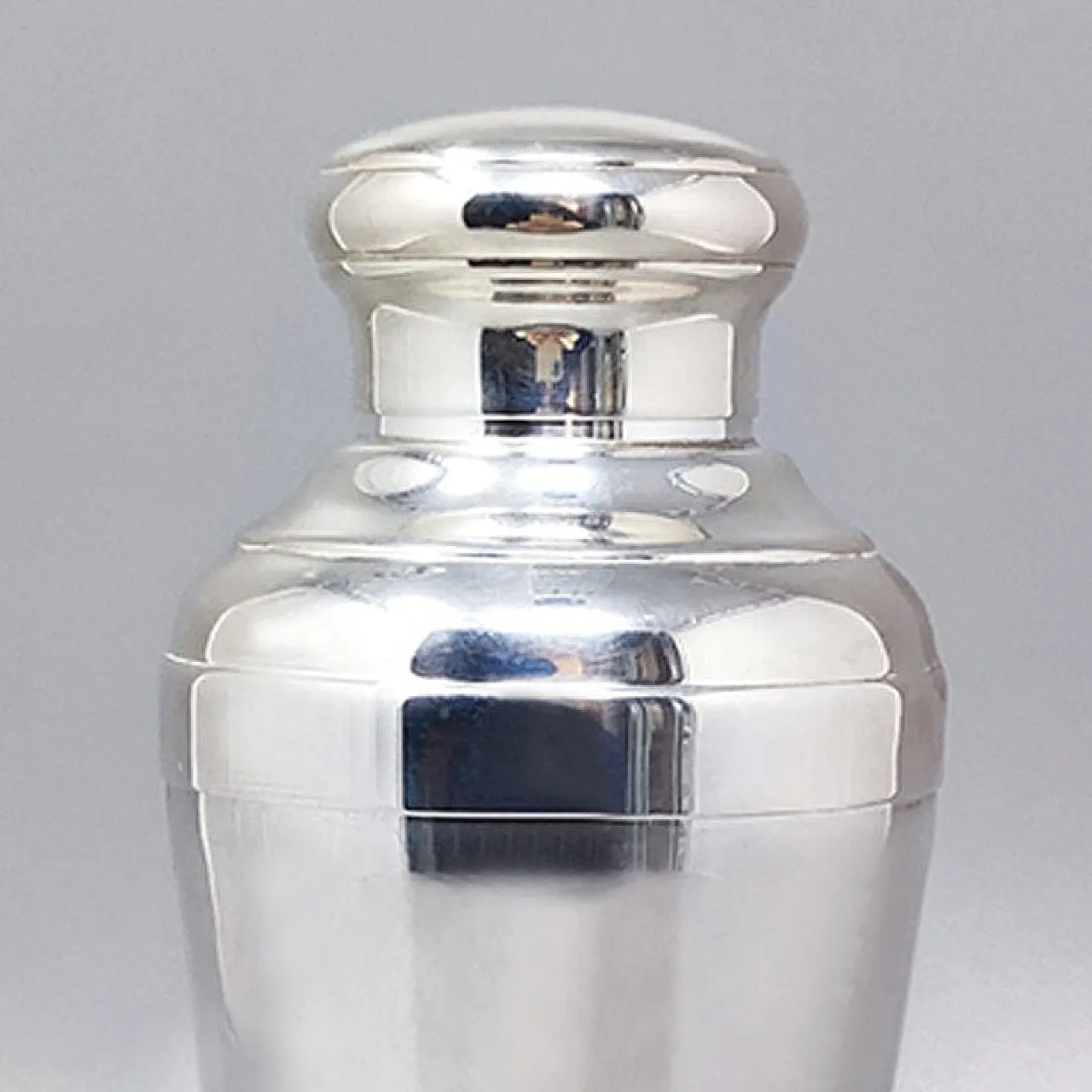 Shaker Vintage En Métal Argenté St Hilaire – Orfèvrerie Française – Années 1940
