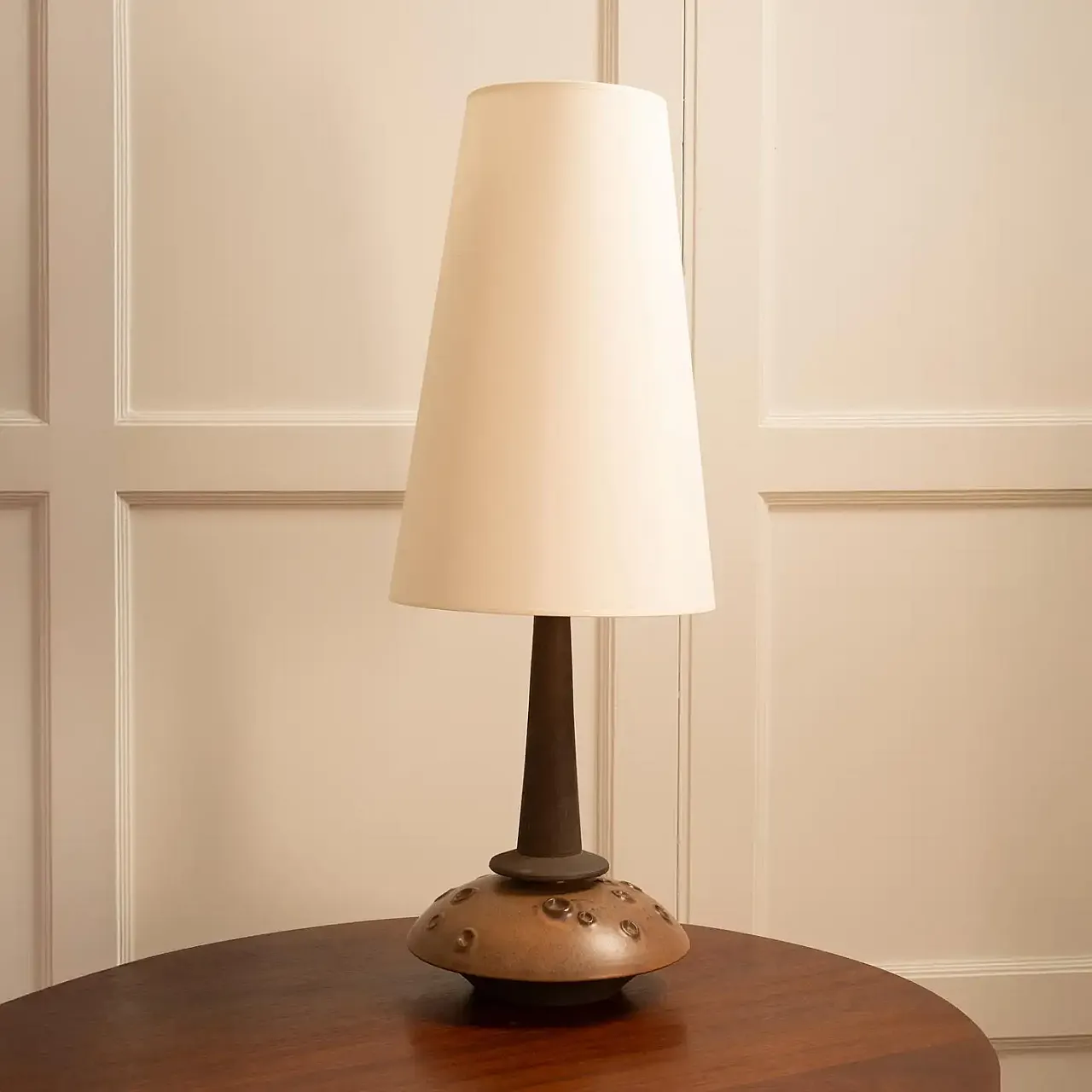 Danish Egehus lamp in glazed ceramic, 1970s 1