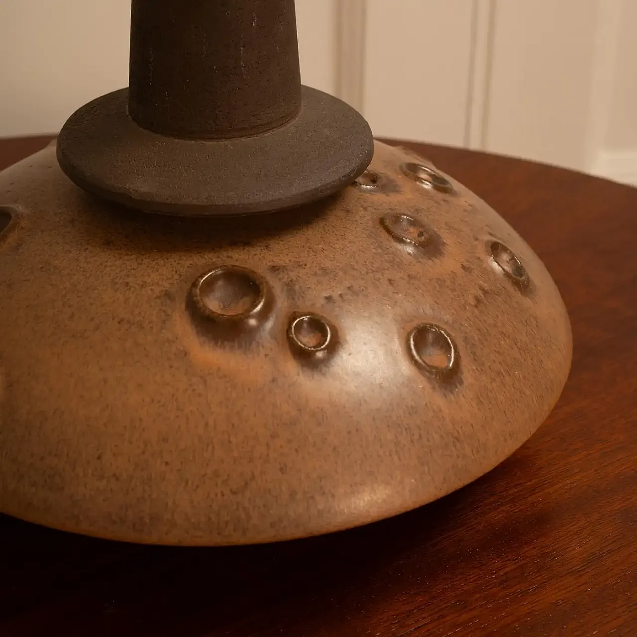 Danish Egehus lamp in glazed ceramic, 1970s 3