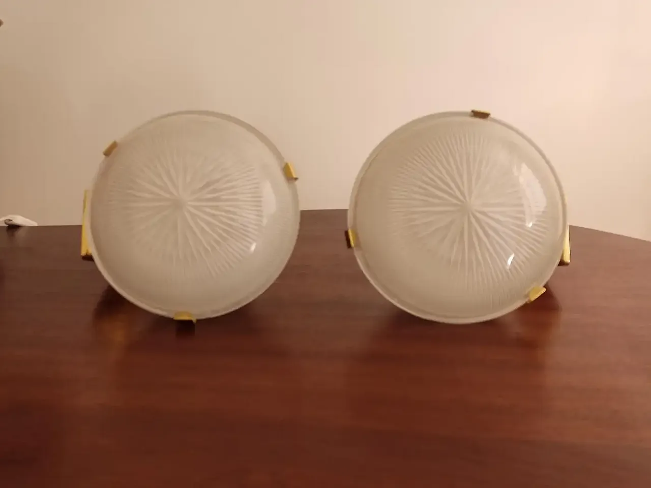 Pair of wall sconces by Stilnovo, 1950s 5