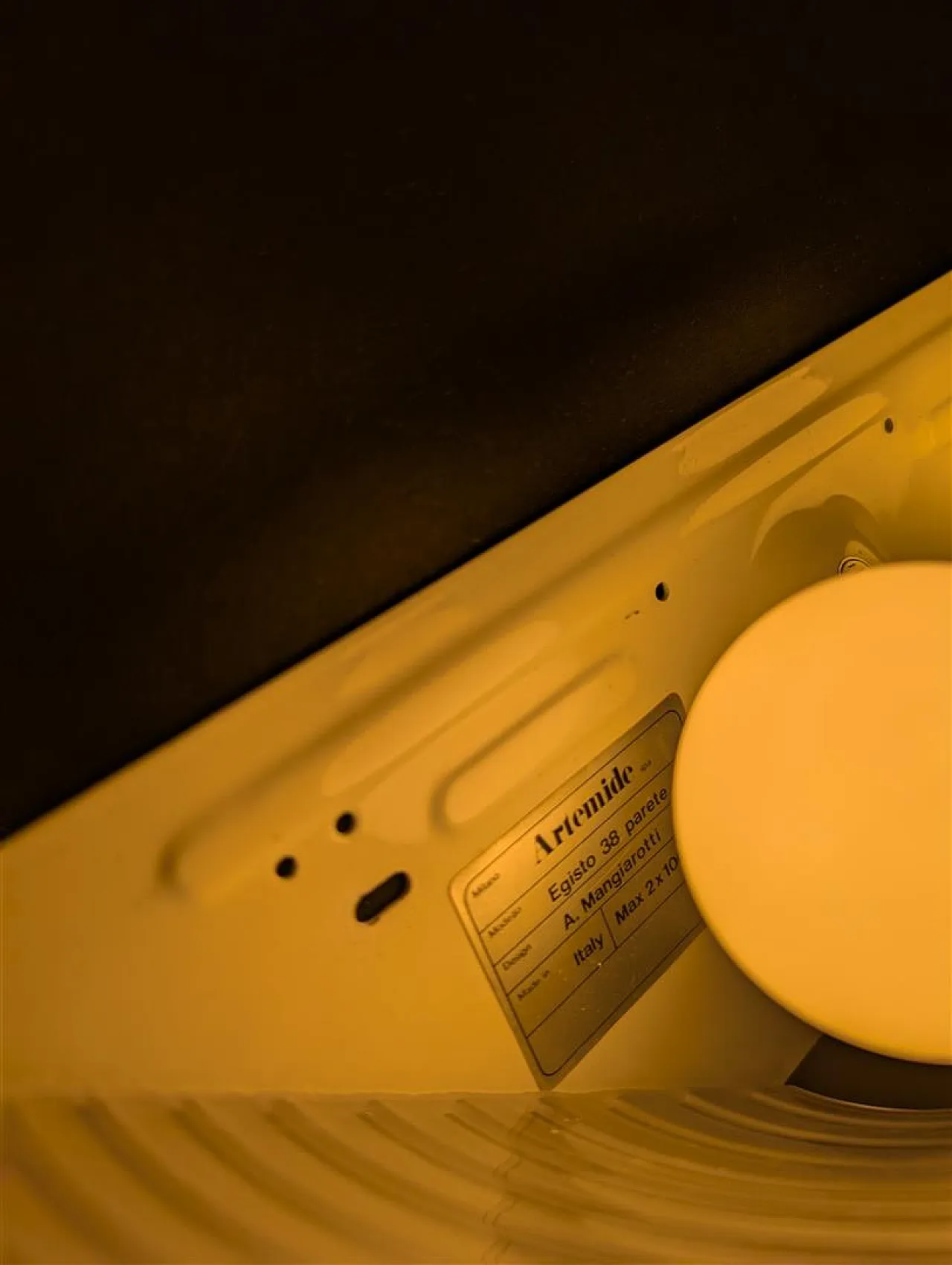 Couple of Applique Egisto by Angelo Mangiarotti for Artemide, 80s 14