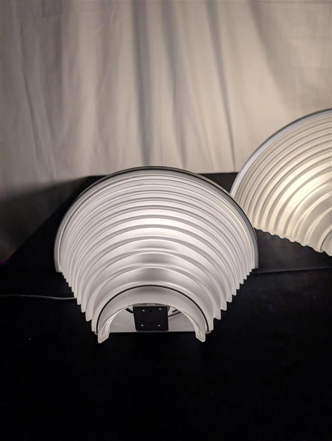 Couple of Applique Egisto by Angelo Mangiarotti for Artemide, 80s 16