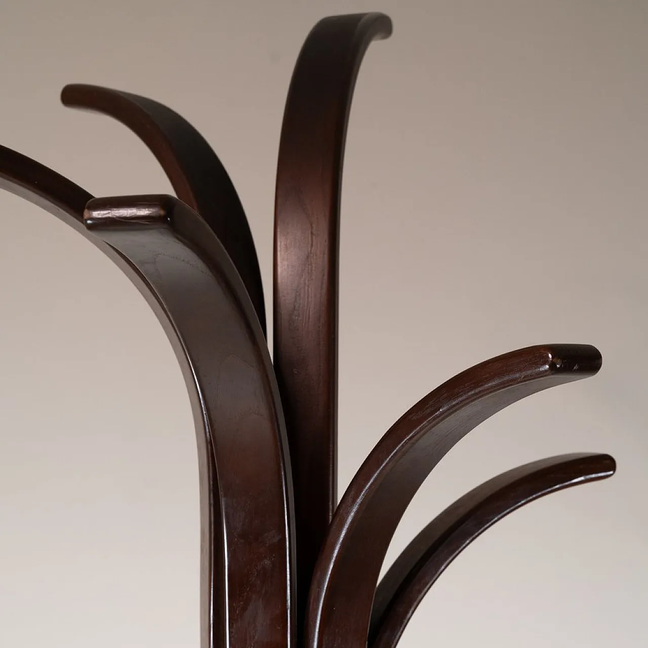 Mid-Centruy Wood and Marble Coat Hanger 3