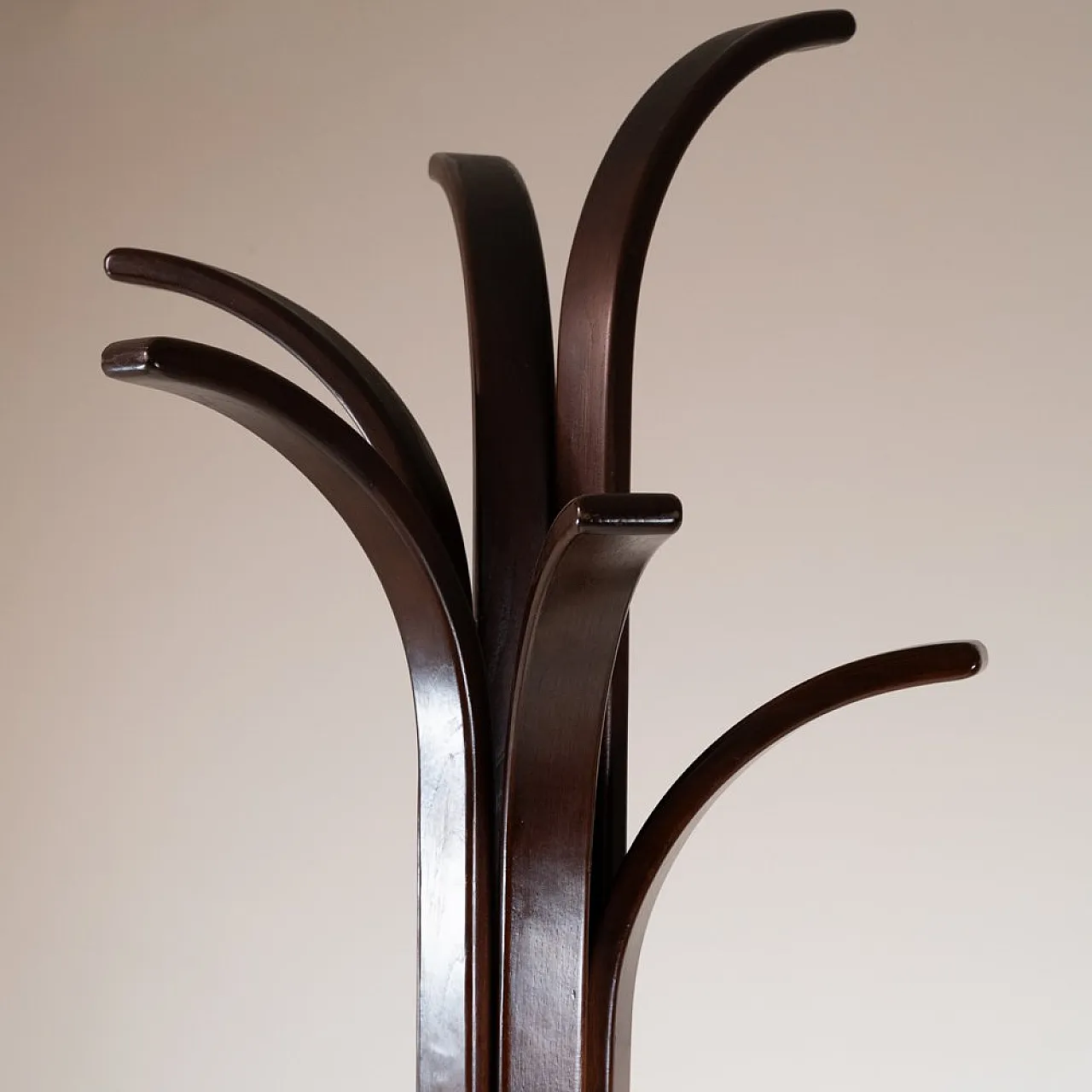 Mid-Centruy Wood and Marble Coat Hanger 4