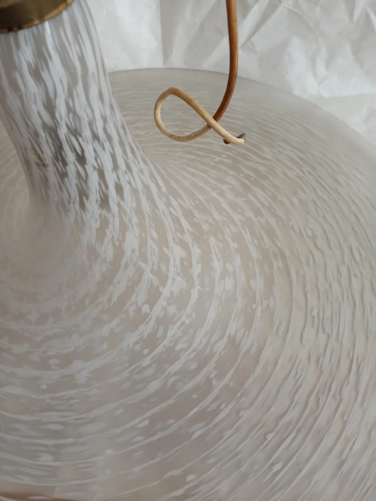 Lampadario A Tromba Murano Anni '70 5