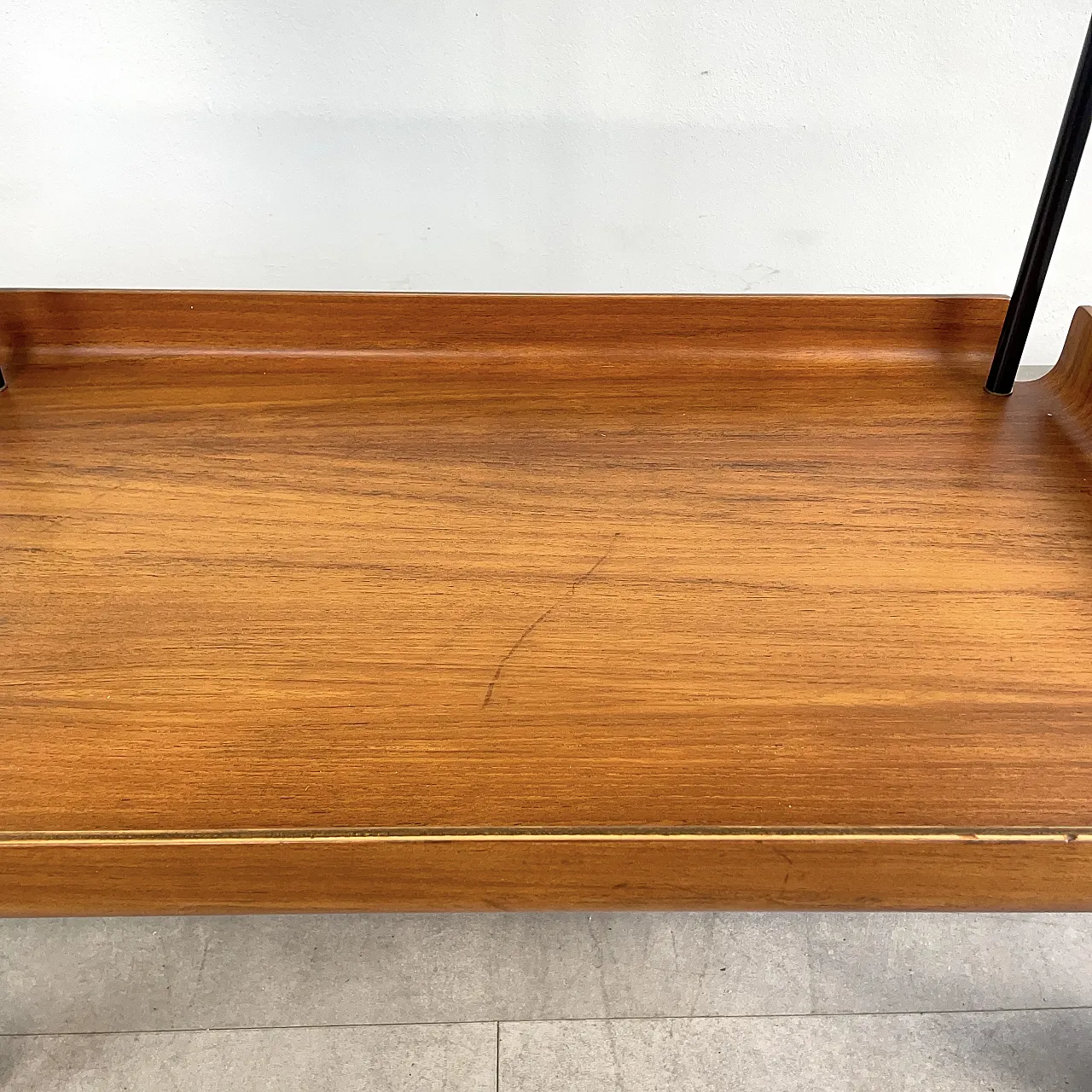 Carrello bar o portavivande in teak restaurato, Italia anni ‘60 12