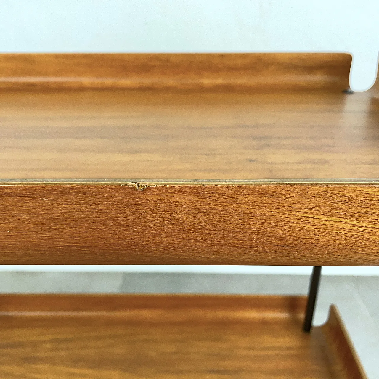 Carrello bar o portavivande in teak restaurato, Italia anni ‘60 13