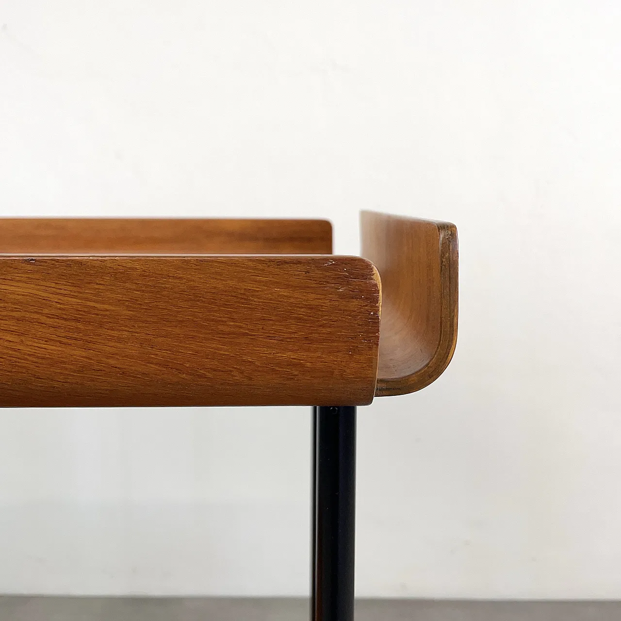 Carrello bar o portavivande in teak restaurato, Italia anni ‘60 14