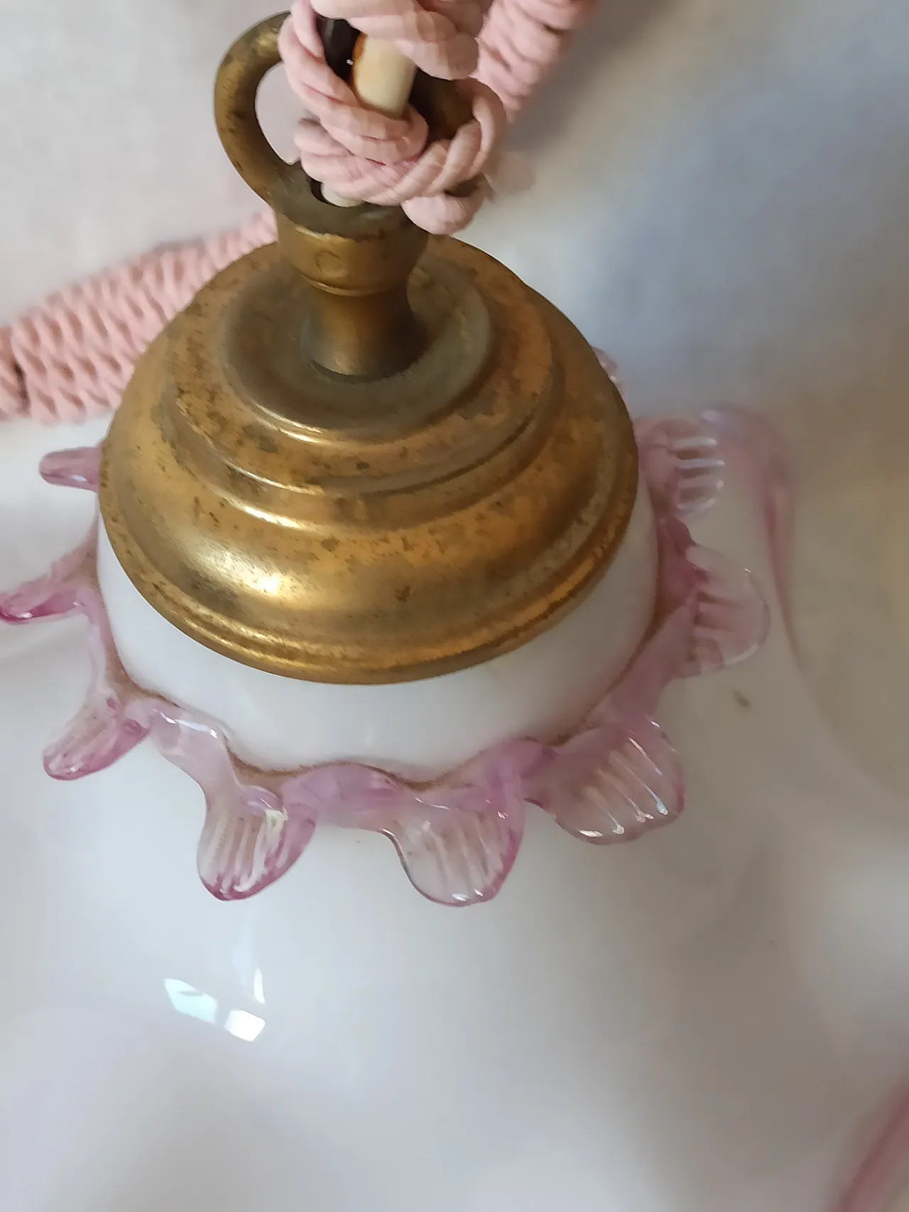 Lampadario Murano A Fiore Anni '60 7