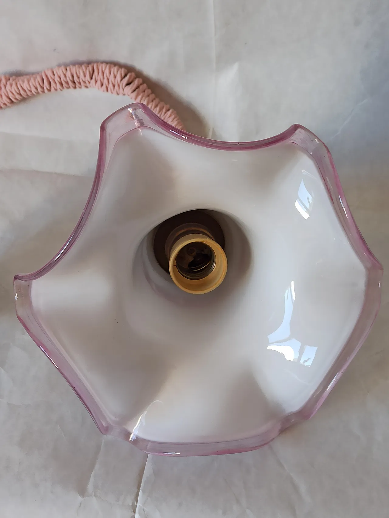 Lampadario Murano A Fiore Anni '60 9