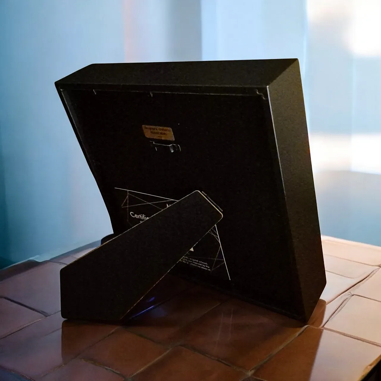 23kt gold PacTube artwork gilded in frame 80s and 90s collection 8