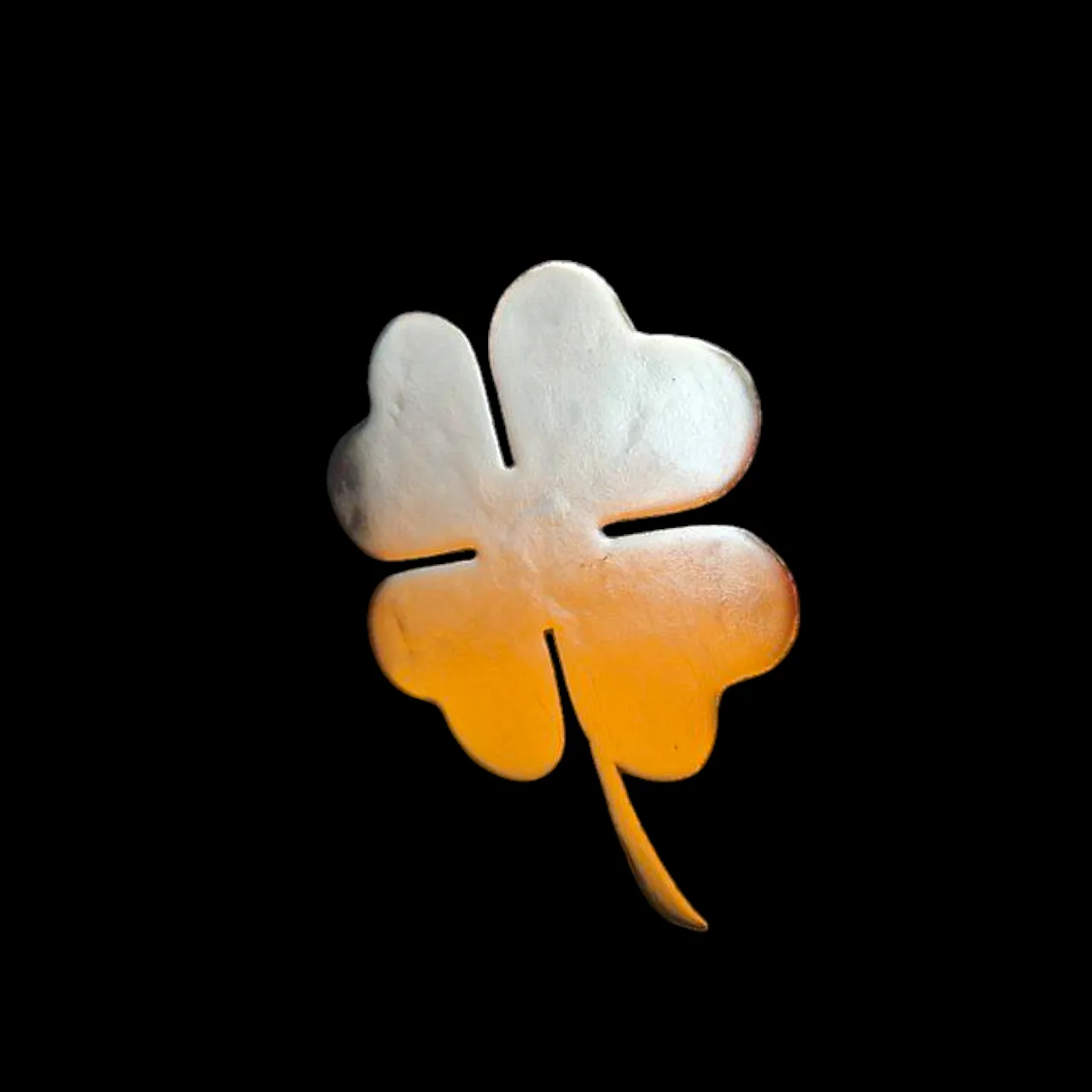 Lucky clover 23kt gold gilded in frame limited edition 2