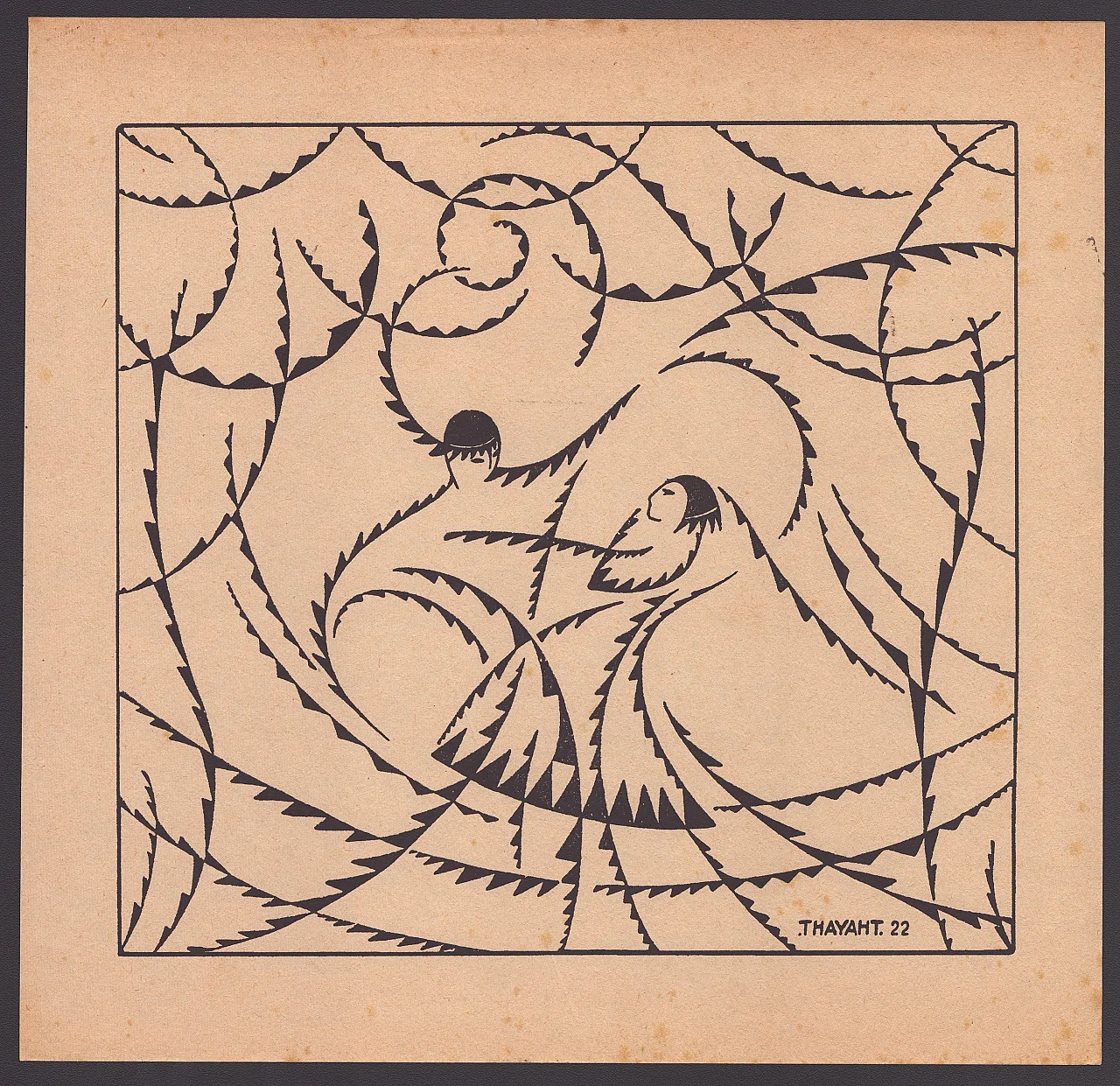 Xilografia Thayaht by Ernesto Michahelles, '900 1