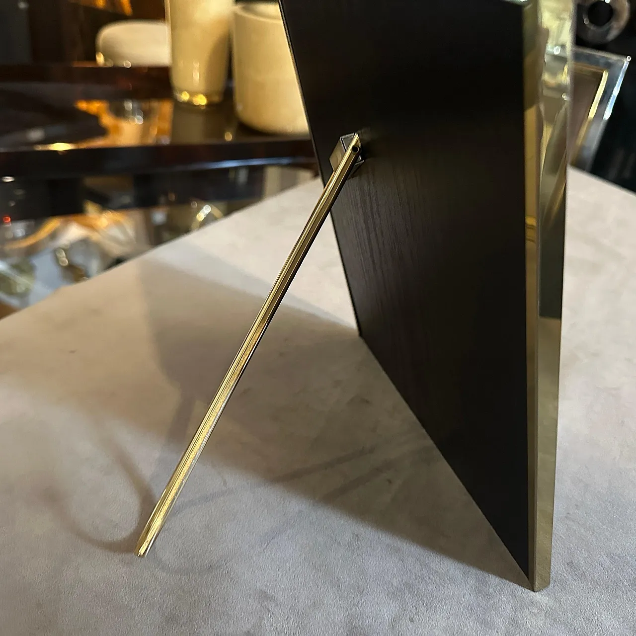 Brass and lucite frame, 1970s 8