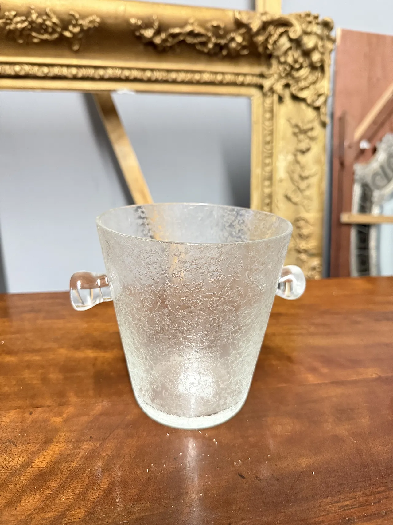 Coppia di vasi in cristallo porta ghiaccio, anni '70 5