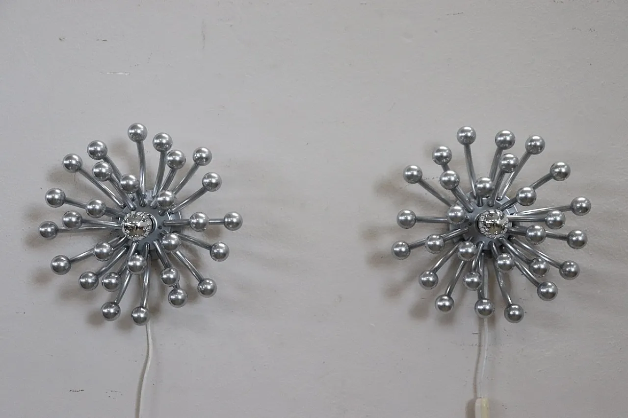 coppia di lampade di Studio Tetrarch per Valenti, anni '70 3