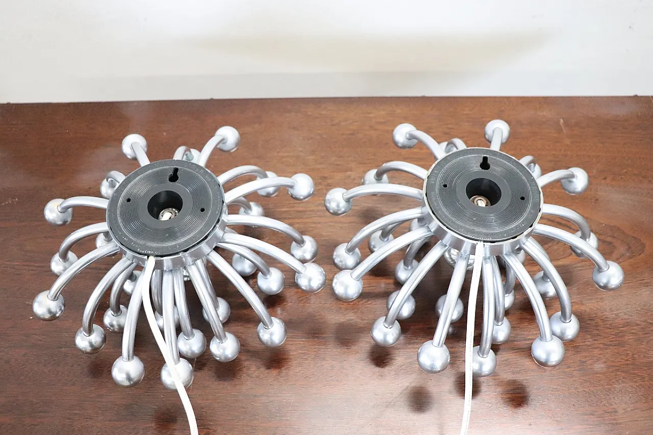 coppia di lampade di Studio Tetrarch per Valenti, anni '70 16