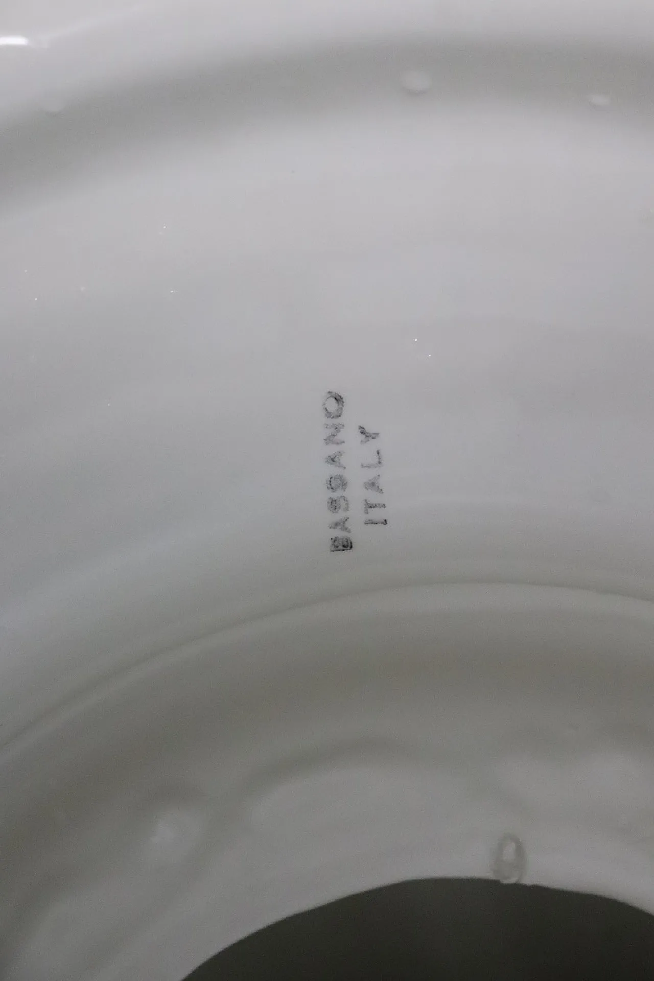 Colonna in ceramica bianca di Bassano, fine '900 10