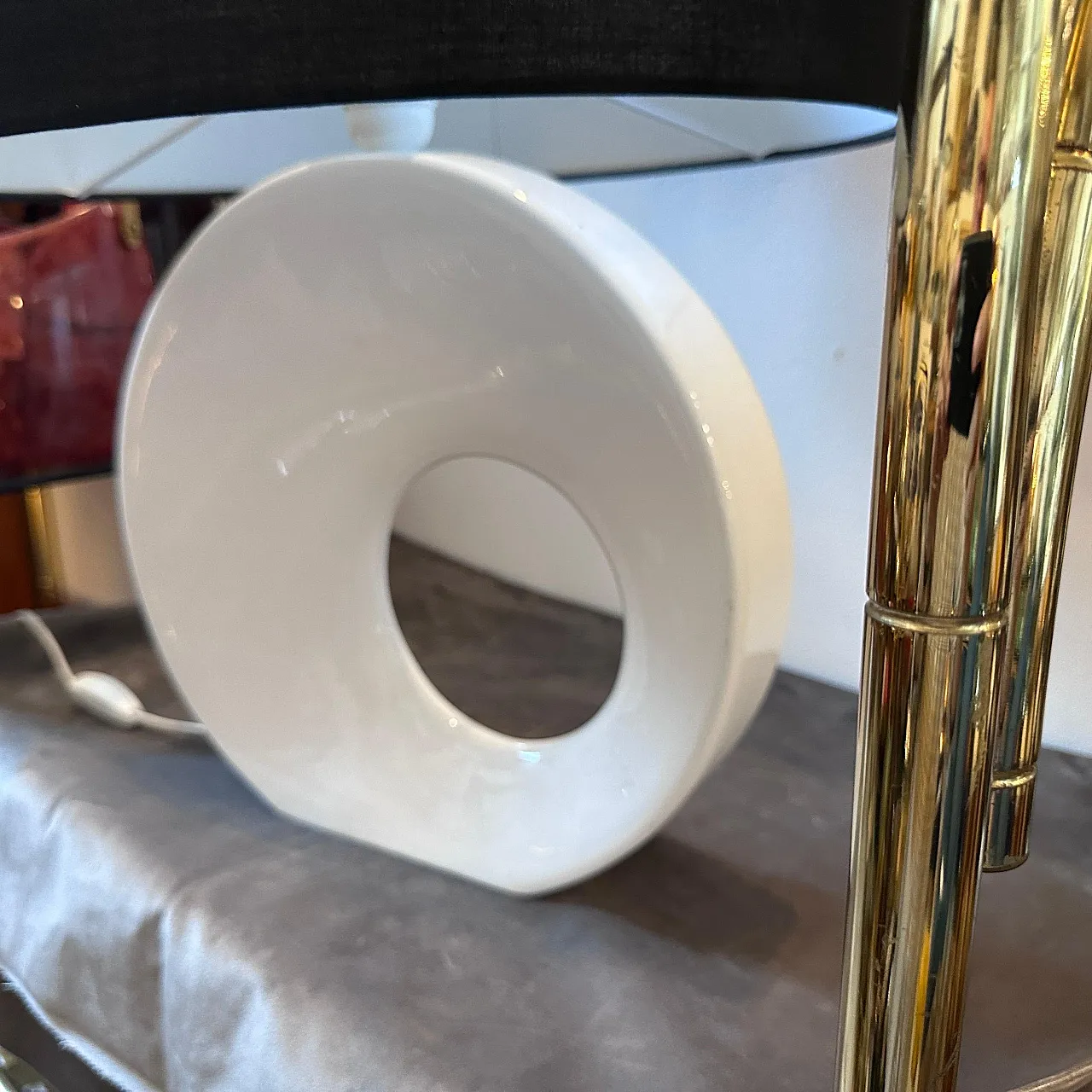 Lampada da tavolo in porcellana bianca di Rosenthal, anni '90 5