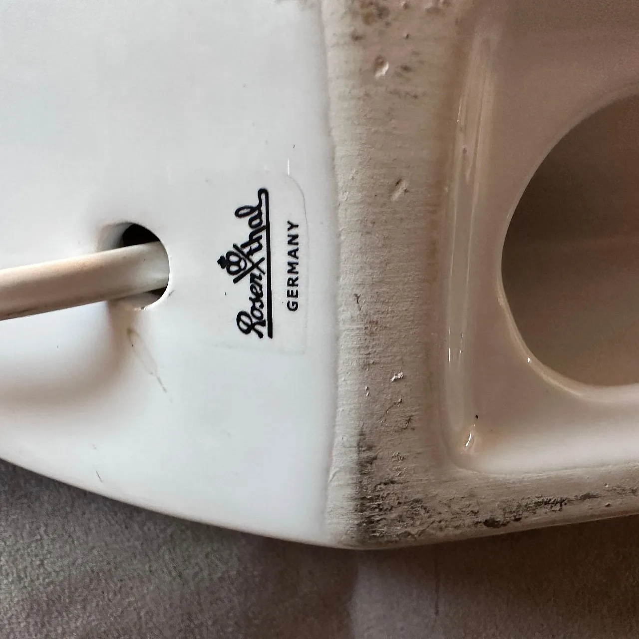 Lampada da tavolo in porcellana bianca di Rosenthal, anni '90 10