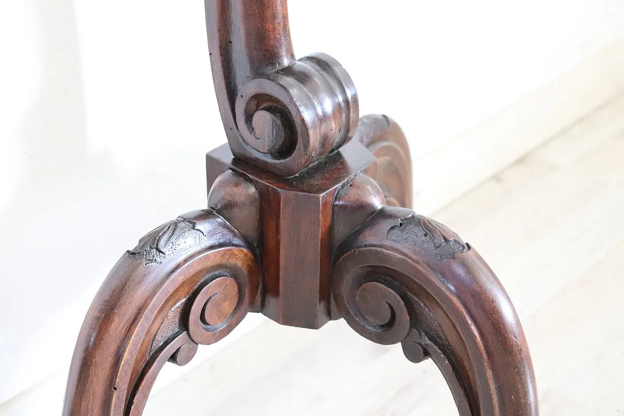 Small console in walnut, early 1900s 6