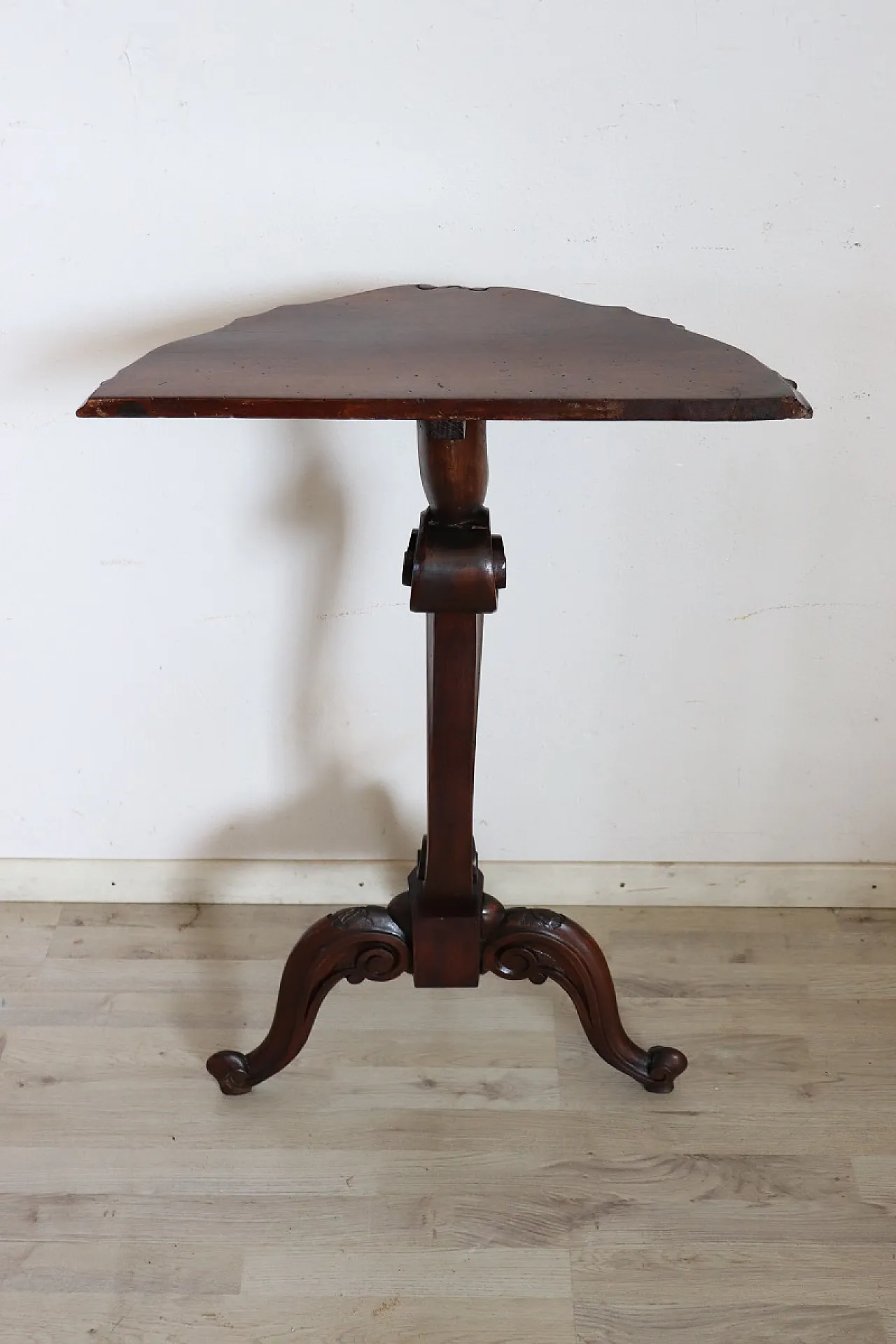 Small console in walnut, early 1900s 10