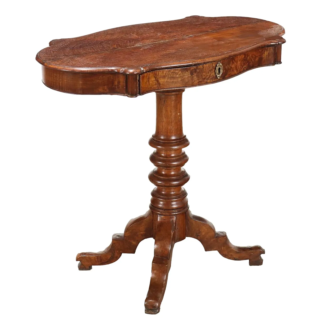 Tavolino Luigi Filippo in noce, '800 1