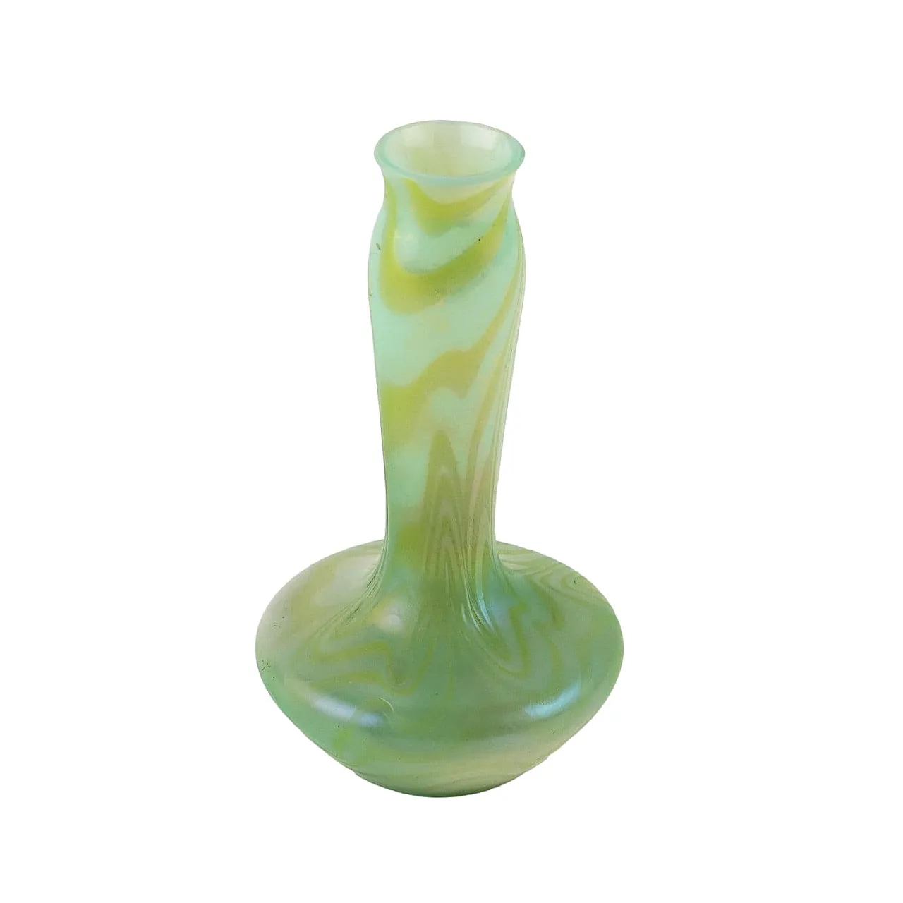 Green and yellow Loetz glass vase, early 20th century 1