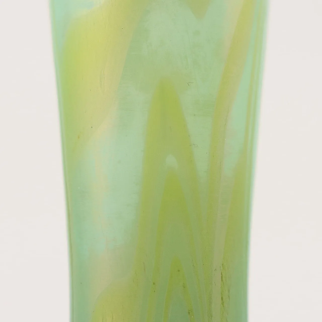 Green and yellow Loetz glass vase, early 20th century 6