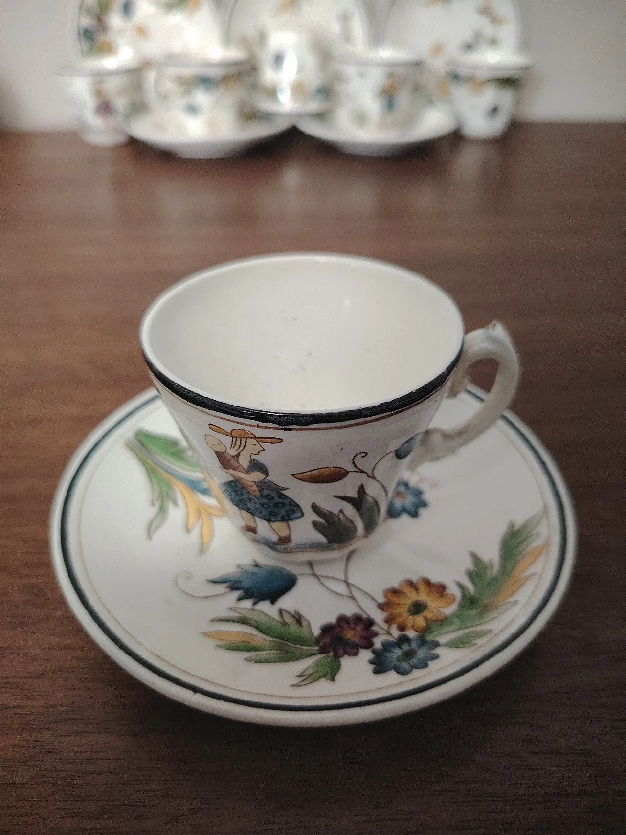 Servizio da caffè da 6 di Gio Ponti per San Cristoforo, anni '30 4