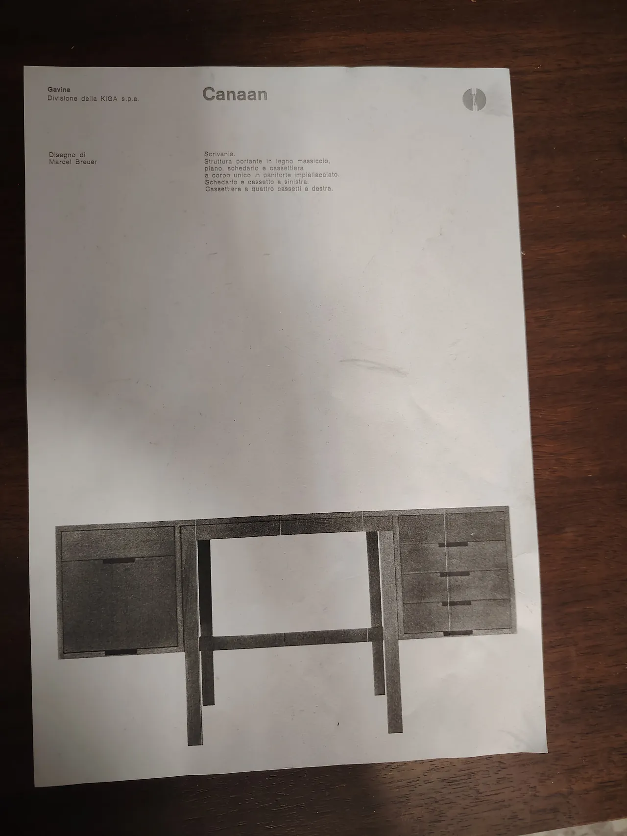 Scrivania modello Canaan disegnata da Marcel Breuer per Gavina anni 70 18