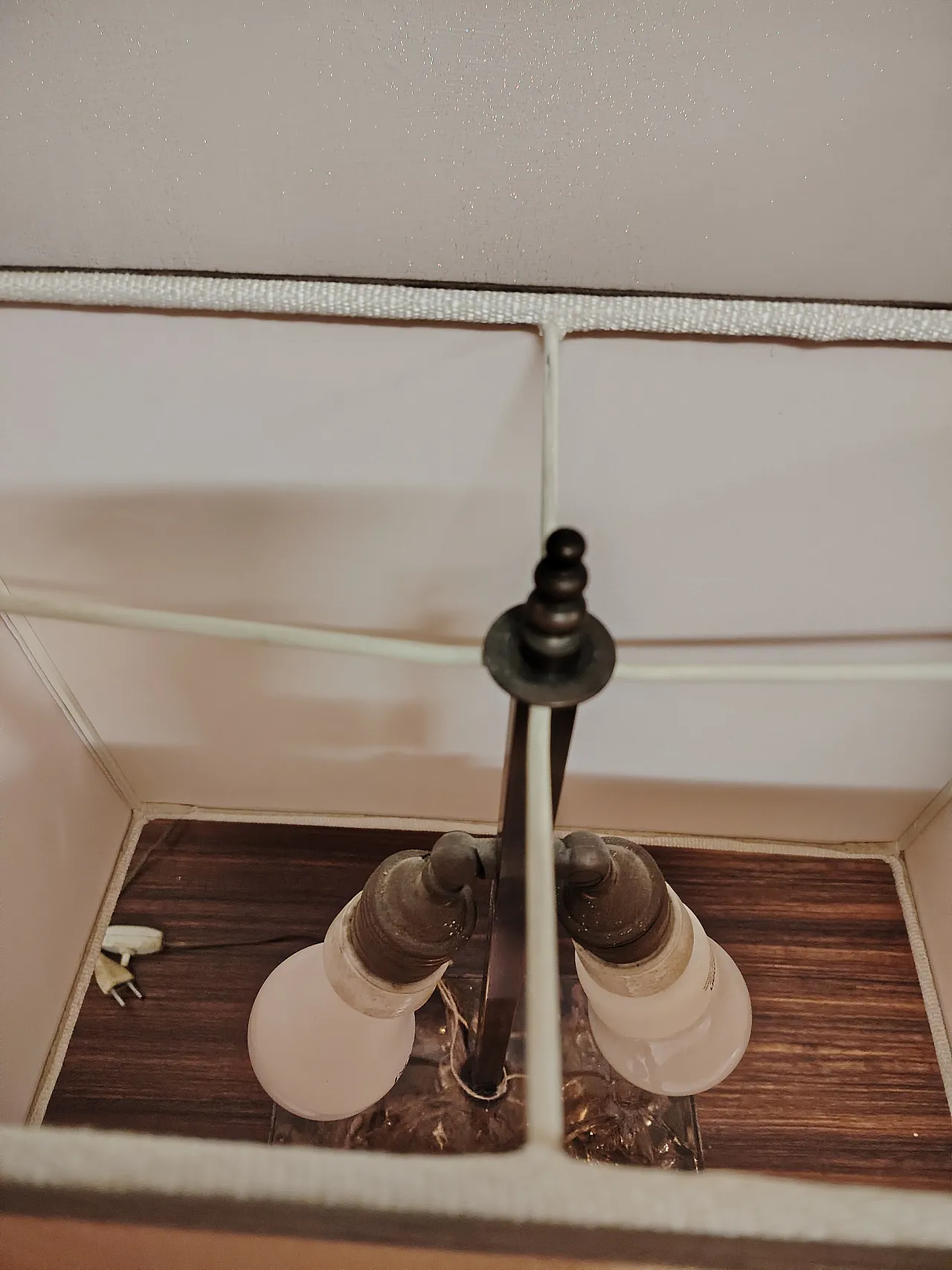 Table lamp by Pierre Giraudon in fractal resin, 70s 6