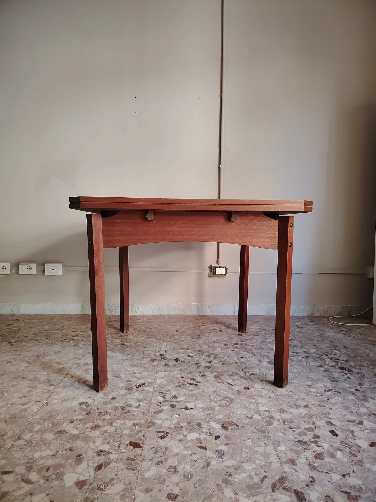 Tavolo da pranzo allungabile, anni '60 1