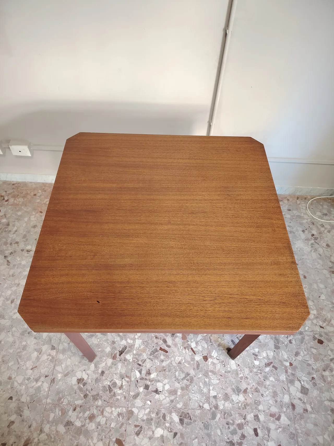 Tavolo da pranzo allungabile, anni '60 3