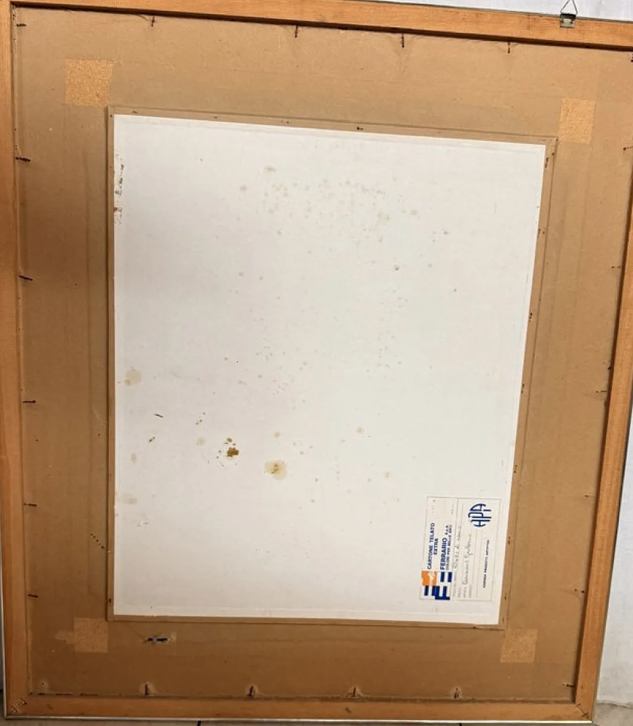 Portrait expressionist style abstract oil on cusiman canvas 79 8