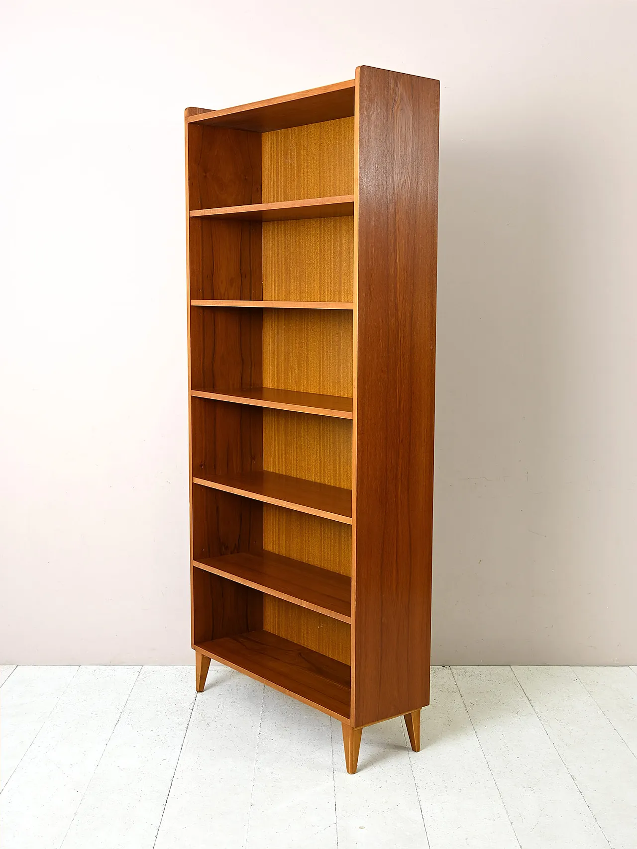 Libreria scandinava in teak 4