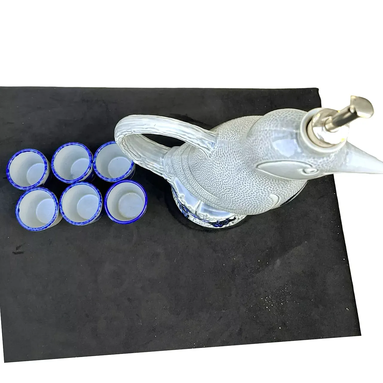 Staffel stoneware cold drink set, 1980s 11