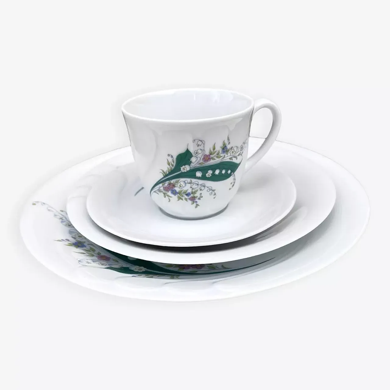 Servizio da pranzo in porcellana di Wawel, anni '80 1