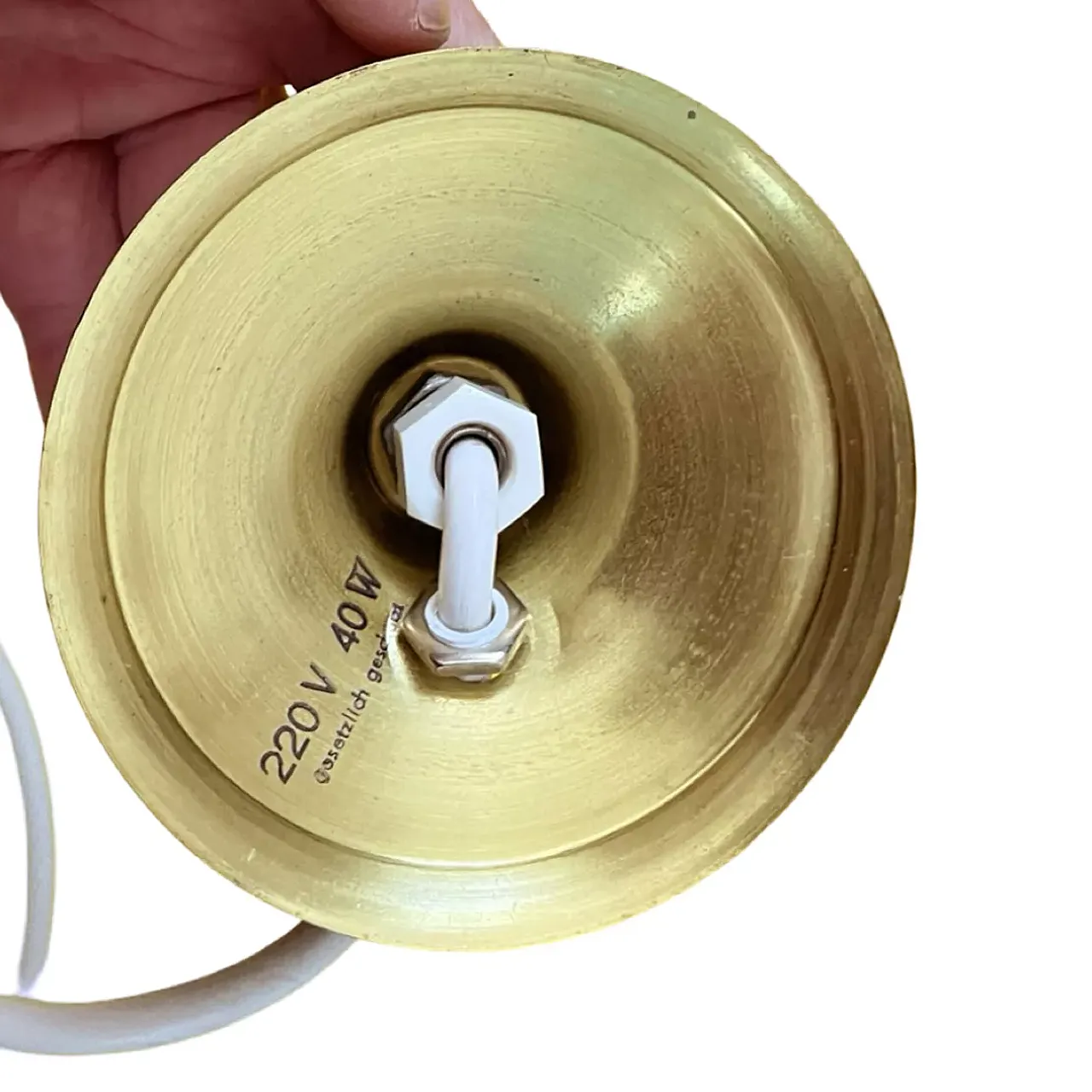 Brass night lamp by Kolarz, 1970s 2