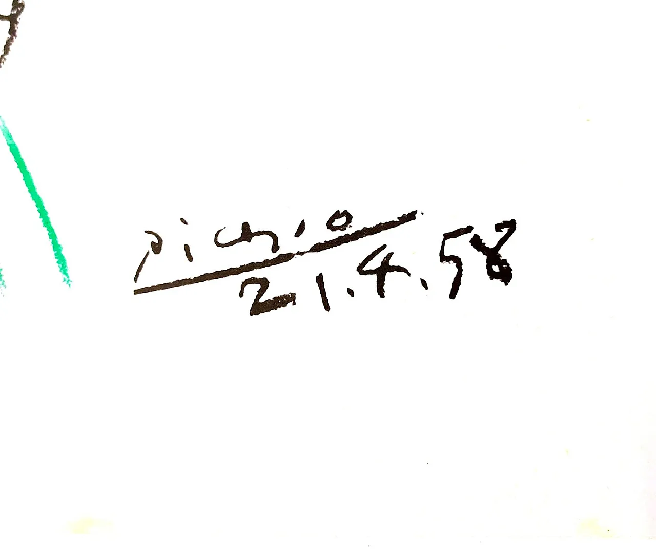 Bouquet of Peace di Pablo Picasso, litografia, anni '50 3