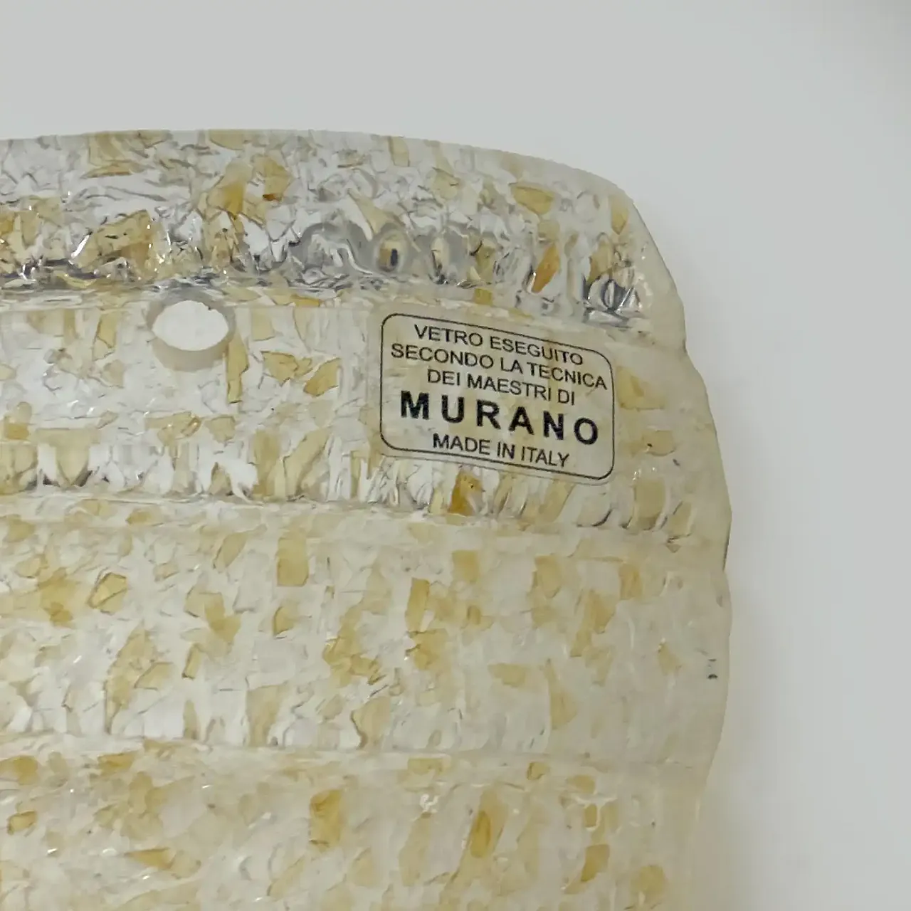 Pair of Murano glass shell lamps by Barovier, 1990s 9